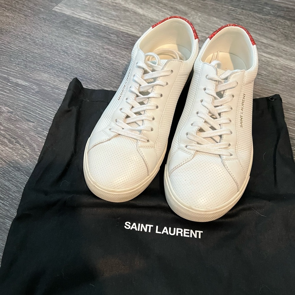 Saint Laurent White Sneakers